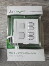 LightwaveRF JSJS LW101 WH Mood Lighting Scene Selector Smart Light Switch White