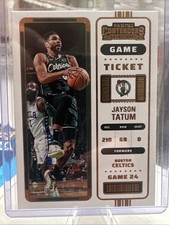 2022 Panini Contenders Jayson Tatum No.10 Bronze Game Ticket