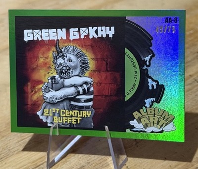 21st CENTURY BUFFET /75 FOIL GREEN DAY SP 2025 Topps Album Art Garbage Pail Kids