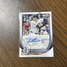 2025 Bowman - Paper Rookies and Veterans Retail Autographs Trey Sweeney #PRV-TSA