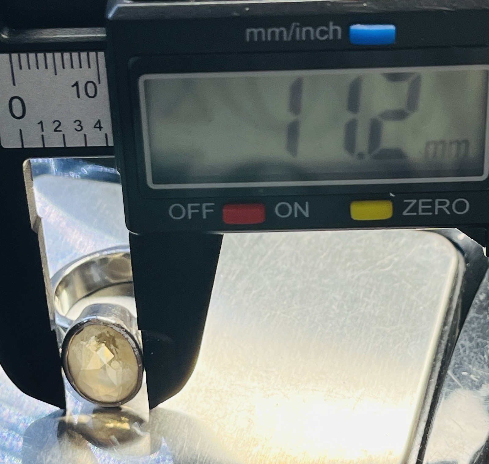 Modernist Bold Citrine Ring Statement Sterling Si… - image 15