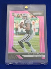 ? 2018 Panini Prizm Football Pink Base Card Rookie #203 Sam DARNOLD ?. rookie card picture