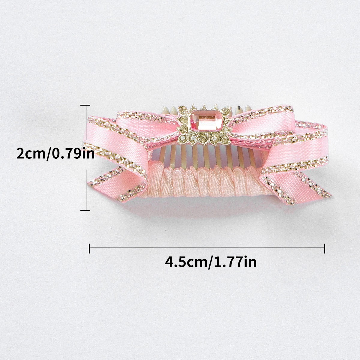 3 Pezzi Fiocchi per Peli di Cani Clip Rosa Accessori per Peli di Animali Domestici per Cuccioli Gattini Toelettatura A foto 2