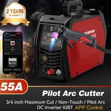 iControl Cut55 Pro Plasma Cutter APP Control 55Amp Non-Touch Pilot Arc 120V/240V
