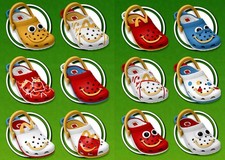 McDonalds UK 2026 CROCS Happy Meal Mini Crocs Keyring toys to choose
