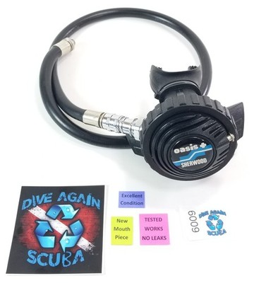 Sherwood Oasis + 2nd Stage Scuba Diving Regulator or Octo EXCELLENT!