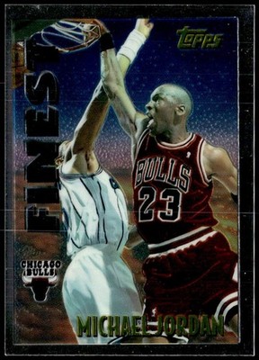 1995-96 Topps #M1 Michael Jordan Mystery PTP'ers Finest Not Mint