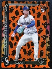 2025 Topps Update Series - Logan Evans #US302 Jack-O'-Lantern Foil (RC)