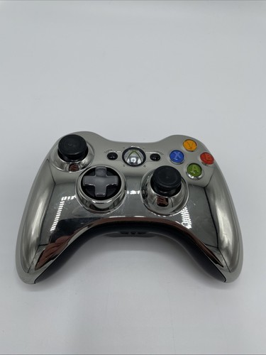 OEM Microsoft Xbox 360 Limited Edition Chrome Silver Wireless Controller