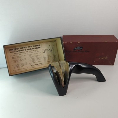 Vintage Cutco Knife Sharpener Professional Honing Stone With Original Box