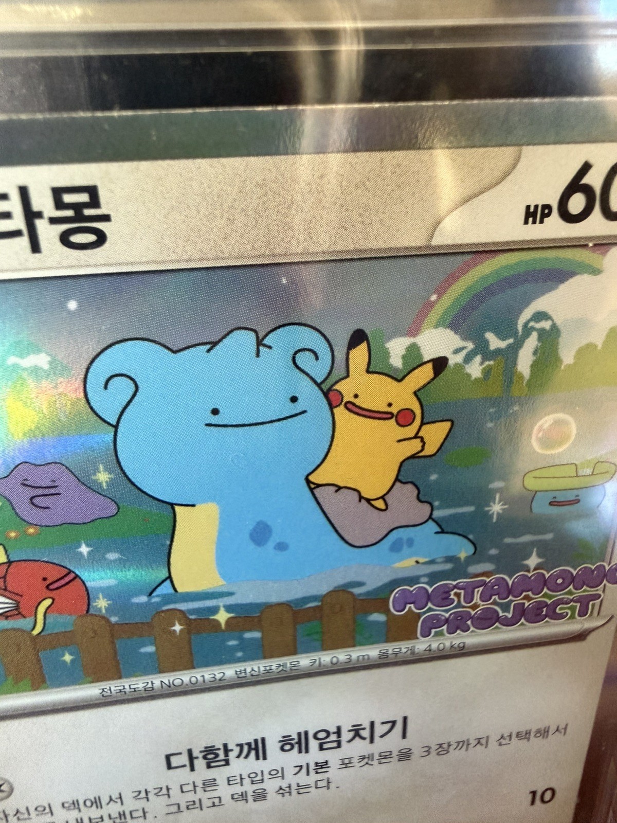 Pokemon BGS 10 Black Label Korean Metamong Project Promo Holo Ditto 173/SV-P view 4