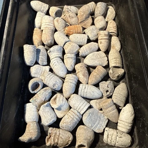 Dug Civil War 💥 🇺🇸 💣 Pile Of Assorted Bullets Lot 1861