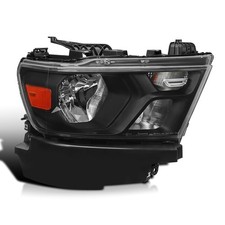Right Passenger Side Factory Style Black Headlight Compatible