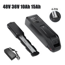 Lithium Ebike Battery 48V 36V 10Ah 15Ah Electric Bike Battery for 80-1500W Bike