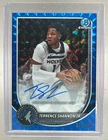 Terrence Shannon Jr 2025 Bowman Chrome Blue Geometric Refractor Auto 70/150