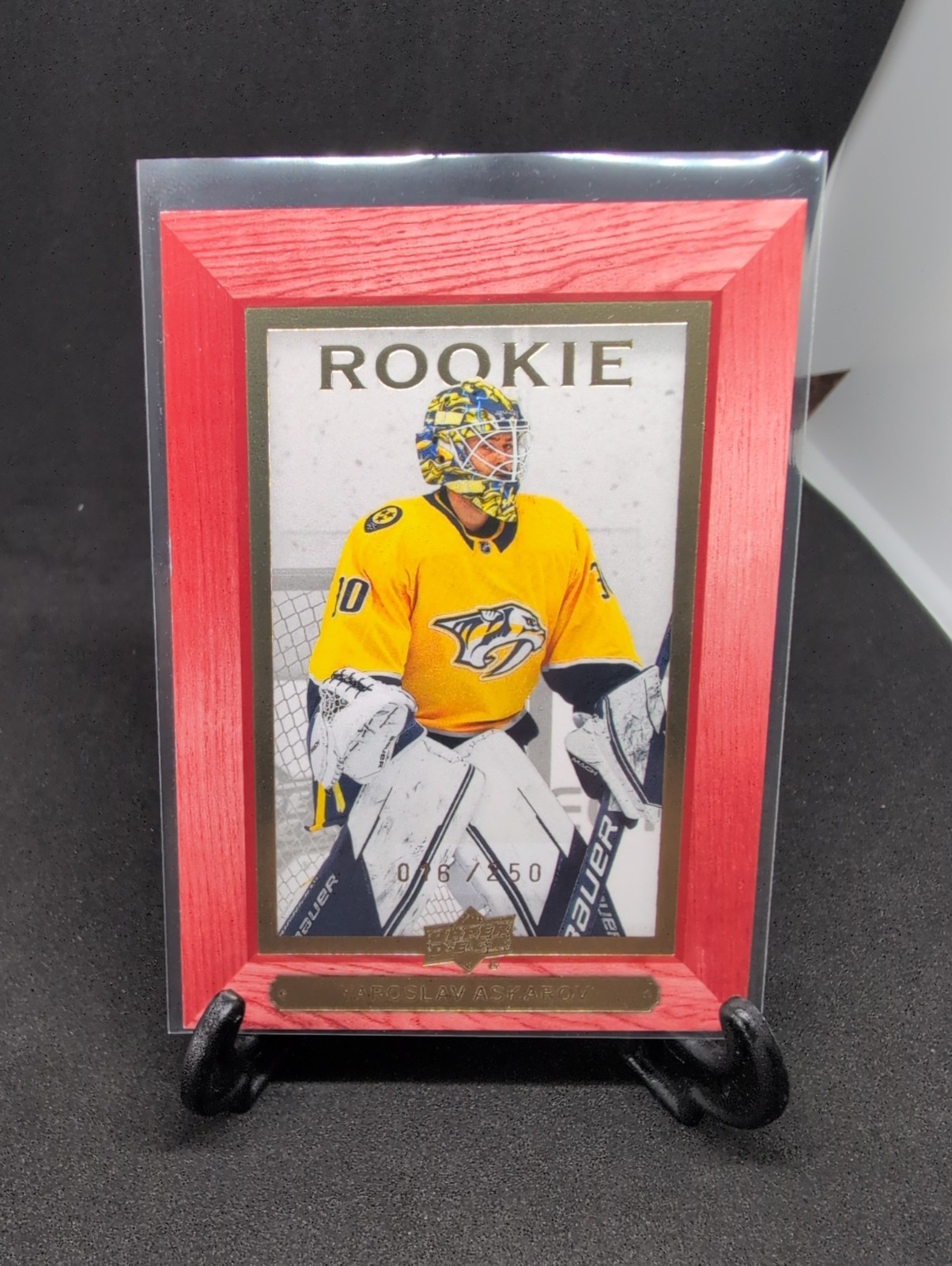 2023-24 UD Extended Series - 2003-04 Beehive Rookies Yaroslav Askarov Red /250