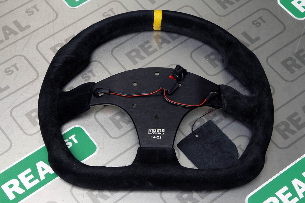 Momo Steering Wheel MOD. 30 with Buttons 320mm Diameter Black