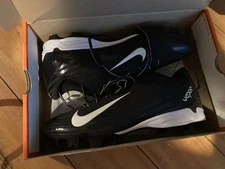 Nike Vapor Strike Spike Mens 11.5 Cleats Black elite