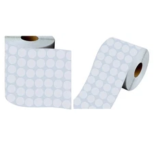 2000 Pieces Circle Blank Labels Code Dot Stickers Printable Adhesive for Store