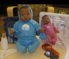 RealCare Baby Think It Over Doll G6 White Caucasian Boy male + Accessories WORKS