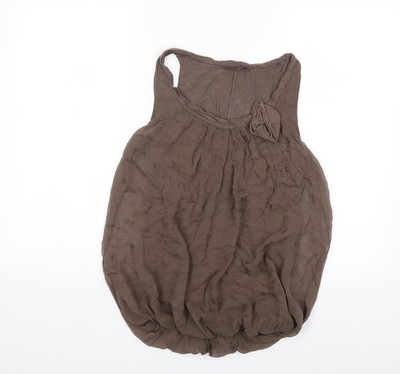 Phase Acht Damen Braune Grundbluse Größe M