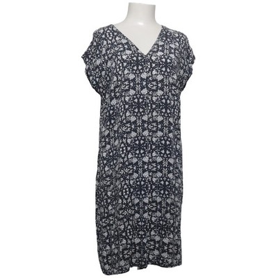 Betty & Co. Grey, Kleid, Größe: 40, Blau/Weiß, Blumen, Damen #EAL