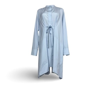 Sportmax Max Mara Shirt Dress Blue Band Collar Size 10 US / 44 It