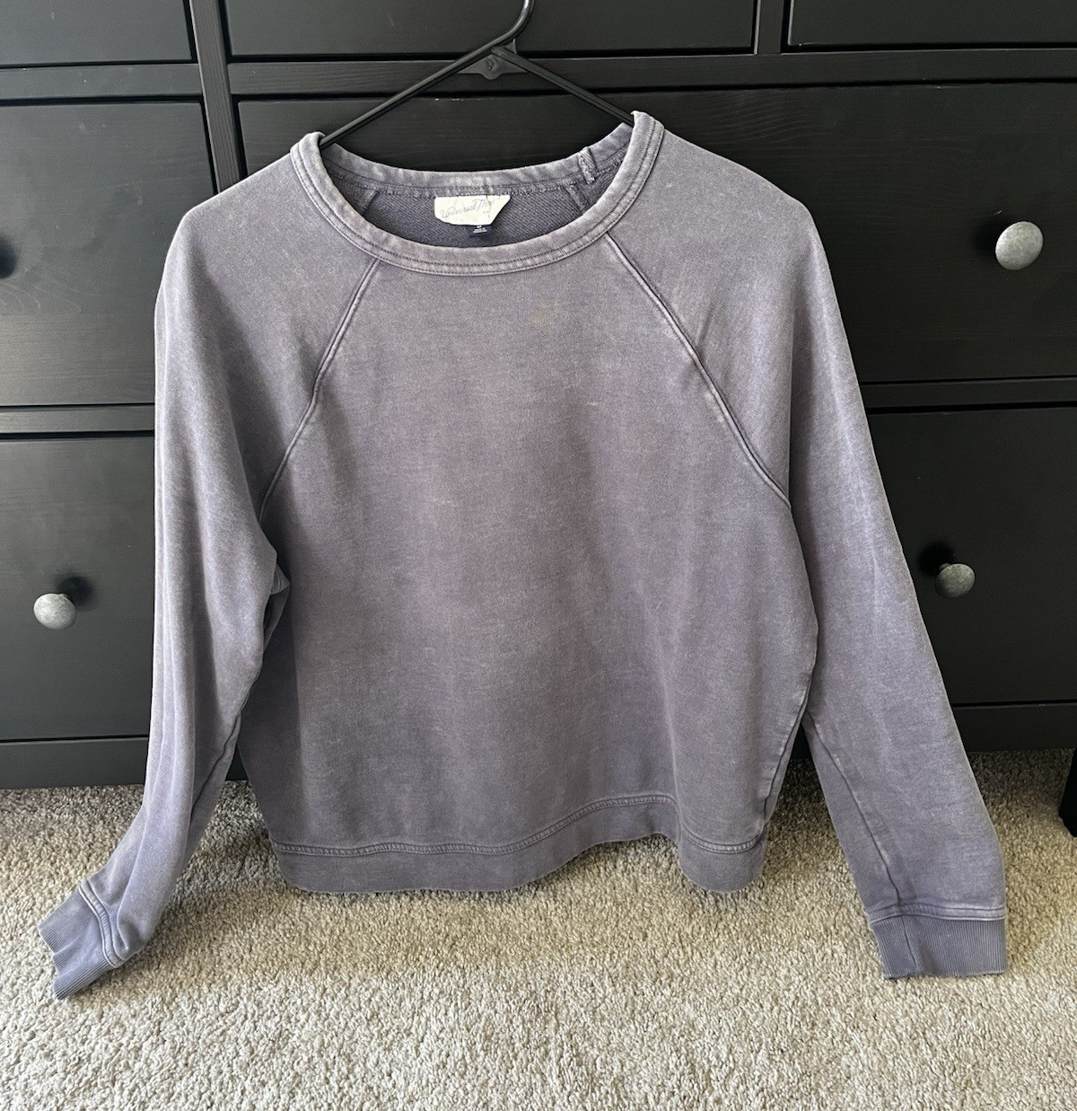 Universal Thread Women's Gray Crew Neck Pullover Sweatshirt Size M