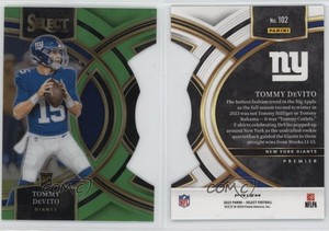 2023 Select Premier Level Neon Green Prizm Die-Cut /499 Tommy DeVito Rookie RC