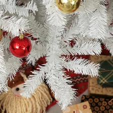 HOMCOM 9ft Tall Artificial Christmas Tree,Unlit Xmas Tree w/2132 Branch Tips,Aut