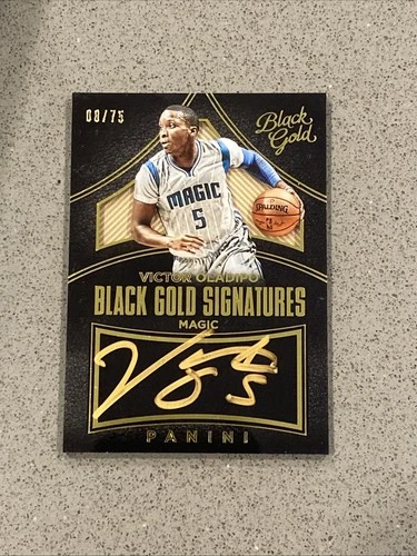 2015 Black Gold Signatures /75 VICTOR OLADIPO sweet High End GOLD AUTOGRAPH auto