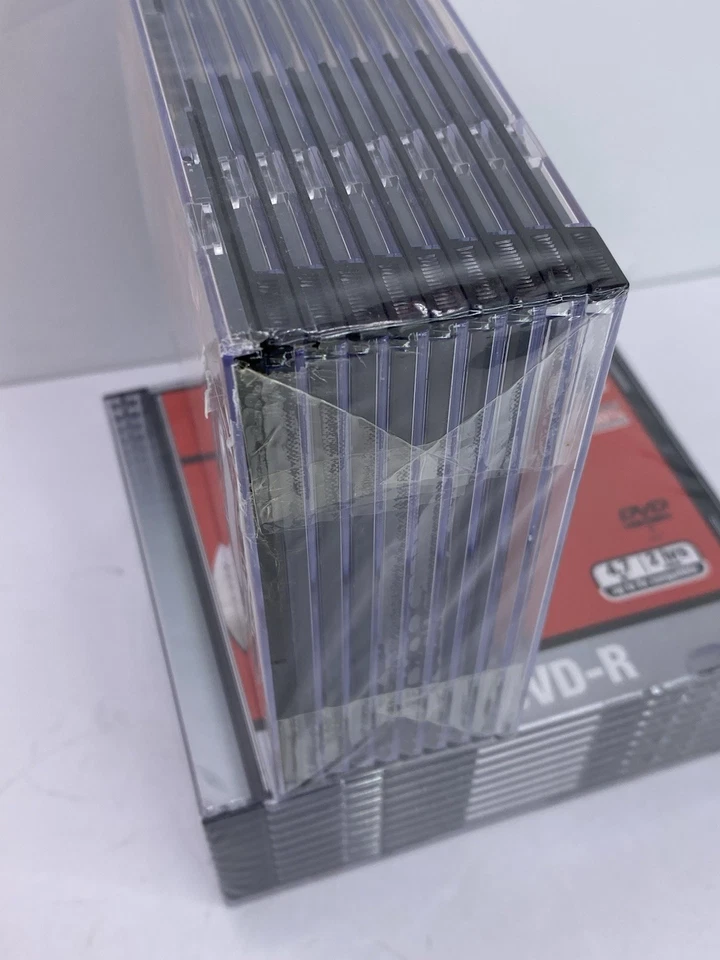 Staples 10 pc Pack DVD+R Blank 4.7gb 2 hour Video 8x Speed Recordable Disc NEW - Image 3 of 4