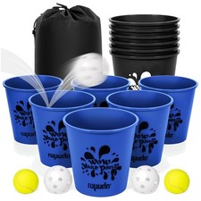 Giant Yard Pong Set - Outdoor Game with Carry Bag