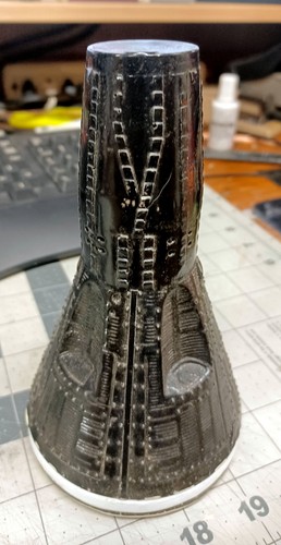 Gemini Titan Capsule Resin Cast Model Rocketry Nose Cone 1/32 scale (91mm dia)