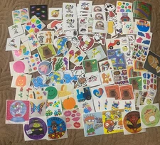 Random Vtg & Modern Sticker Set - Smile Makers, Mrs Grossmans Hambly Etc