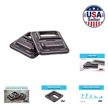 Aerobic Step Risers 2 Pack Black 16 Inch Wide...