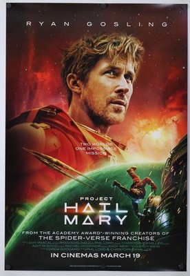 Project Hail Mary - original DS movie poster 27x40 D/S INTL FINAL