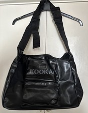 Kookai Women’s Black PVC Shoulder Bag