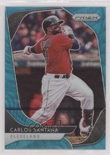 2020 Panini Prizm Tier II Teal Wave Prizm Carlos Santana #147 0to2