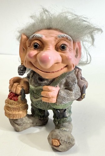 Traditional Allan Flink Gnome Troll Sweden Scandinavian Souvenir - Picture 5 of 7