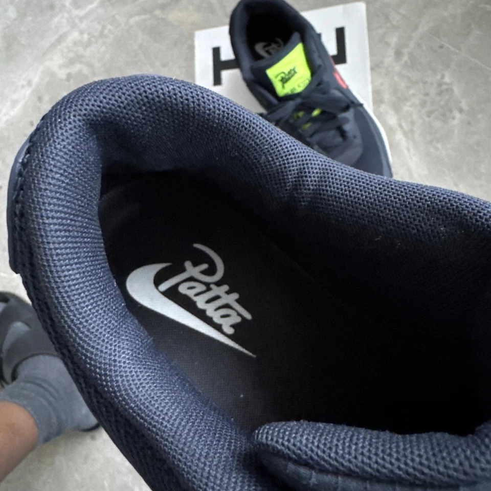 Nike Patta x Air Max 95/90 Obsidian Habanero UK9 US10 EU44 - Image 4 of 4