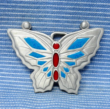 Butterfly Belt Buckle Hippie Southwestern Western Boho Cowgirl Vtg 90s .CPA809
