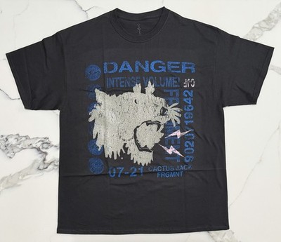 Travis Scott Cactus Jack For Fragment  Danger   Shirt Size Medium NWT