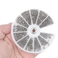 Complete 12 Kinds M1 Screws Set - Perfect for Electronics and Watch Repair
