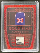 2022 Leaf In the Game Used Patrick Ewing Sole Man Red #/50
