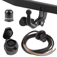 AHK Anhängerkupplung starr +E-Satz 13p für Toyota Avensis 1 I T22 97-03 4/5-Tür