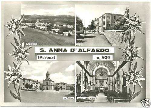 S.ANNA D'ALFAEDO - VEDUTINE (VERONA) 1963 - Bild 1 von 1