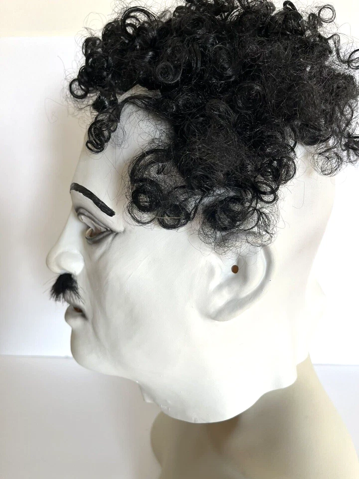 Máscara Charlie Chaplin Látex Comedia Años 20 Vestido Elegante Fiesta Foto 4 de 4