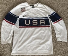 2022 Olympics USA Hockey White Nike Jersey