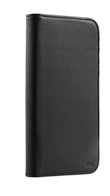 CaseMate Wallet FOLIO Genuine LEATHER Case for Samsung Galaxy S8 Plus - Black 